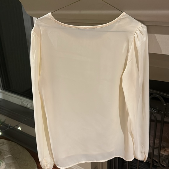 Cream longsleeve blouse - Picture 3 of 4
